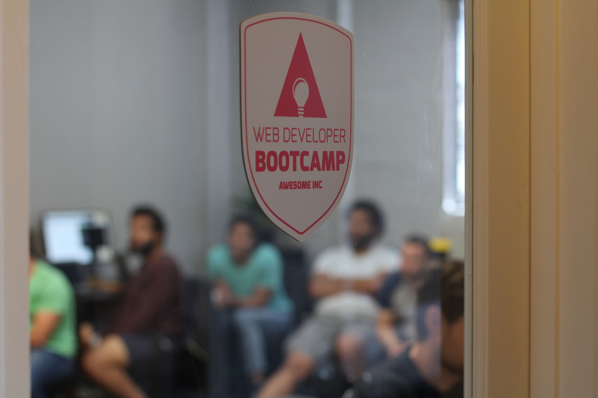 Awesome Inc Bootcamp classroom doorway